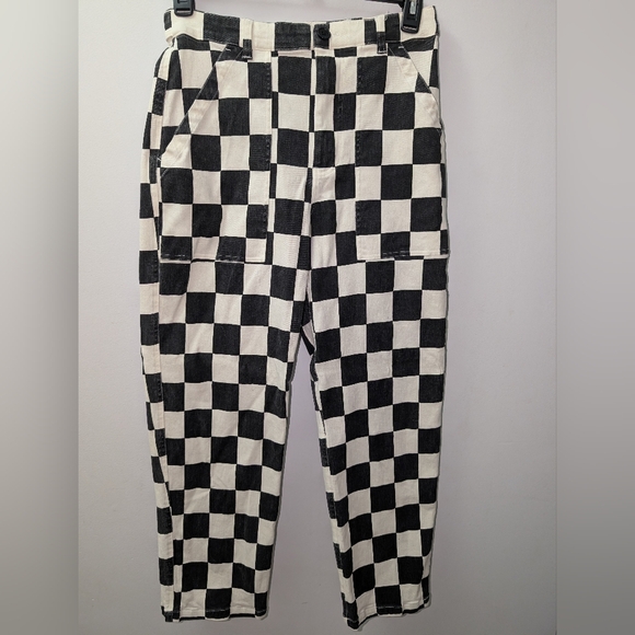 P&Co 304 SERVICE FATIGUE CHECKERBOARD PANTS ***US 6/8 UK 12!!!*** - Picture 3 of 6
